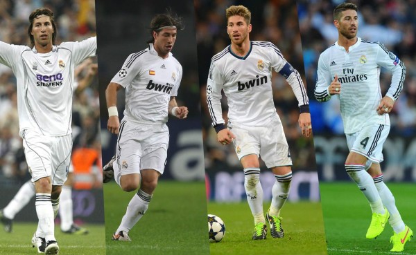 La evolución de Sergio Ramos en Real Madrid
