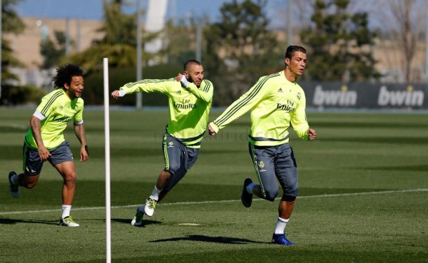 Último entrenamiento del Real Madrid previo al 'Clásico' ante Barcelona