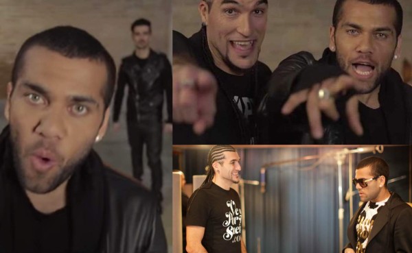 ¡Dani Alves se estrena como cantante!