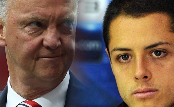 Javier 'Chicharito' Hernández explotó contra Louis Van Gaal