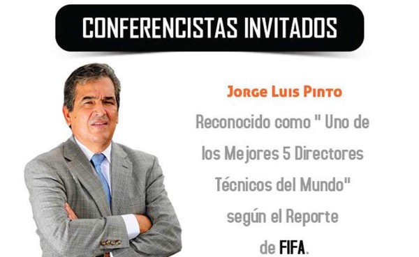 Jorge Luis Pinto ofrecerá una capacitación en Estados Unidos