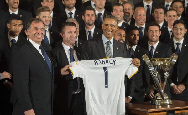 Obama recibió al Galaxy y elogió a Robbie Rogers, futbolista homosexual