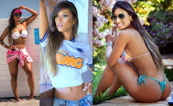 FOTOS: La exuberante Josi Neves, la novia del Cruzeiro de Brasil