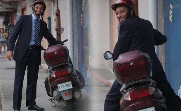 Árbitro del clásico ceibeño entre Victoria y Vida llega en moto al estadio