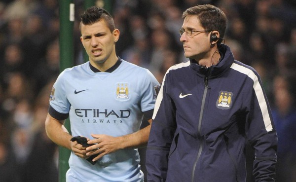 'Kun' Agüero estará de baja entre cuatro y seis semanas