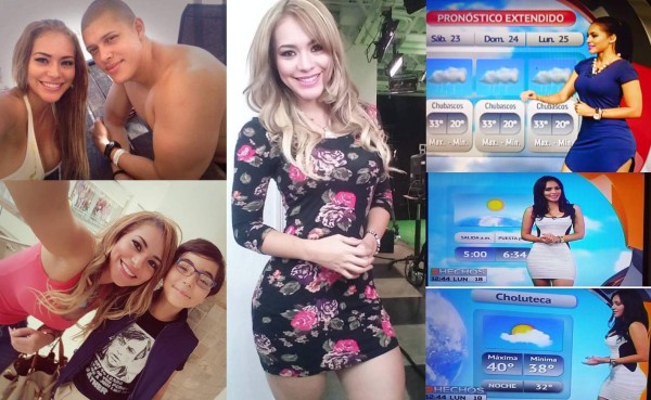 Kimberly Shiham, la bellísima chica del tiempo de Azteca Honduras que eleva la temperatura