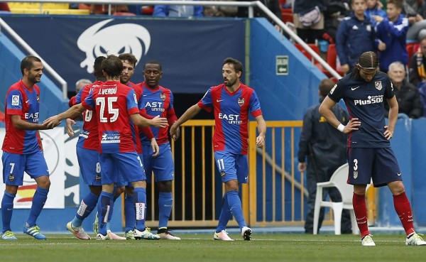 Atlético de Madrid pierde la Liga ante el descendido Levante