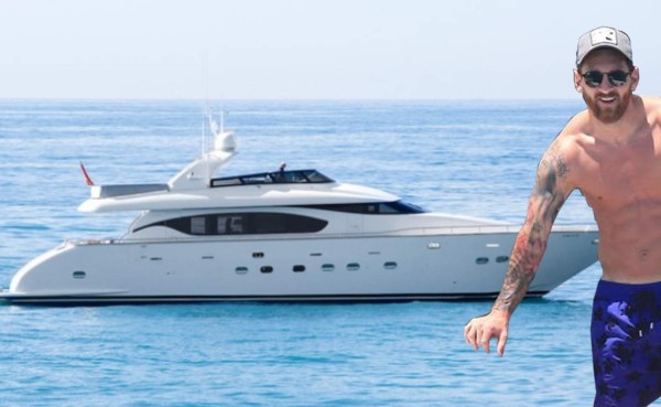 Así es por dentro el lujoso yate en el que vacaciona Messi en Ibiza