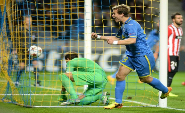 El Bate Borisov sorprendió al Athletic Bilbao en la Champions