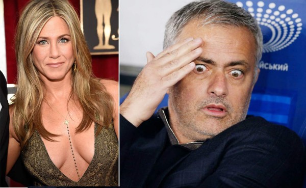 El día que Mourinho se quedó sin habla al ver a la actriz Jenifer Aniston