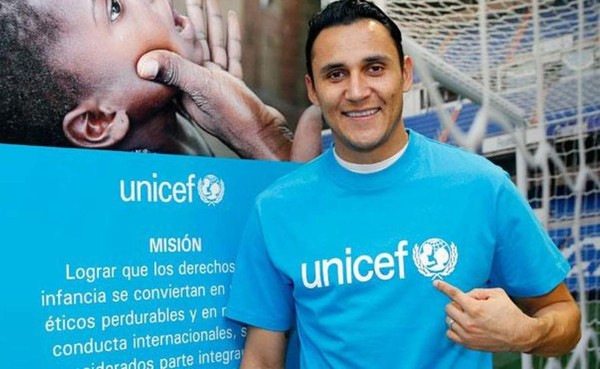 Keylor Navas es nombrado Amigo de Unicef para América Latina
