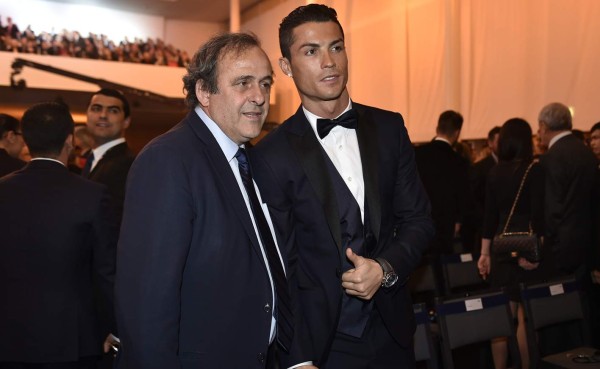 Michel Platini le mandó carta de felicitación a Cristiano Ronaldo