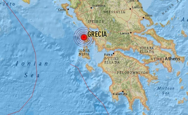 INFORME ESPECIAL: Fuerte terremoto en isla griega de Léucade deja dos muertos