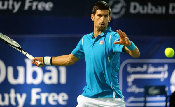 Novak Djokovic tuvo un sólido debut en el torneo de Dubai
