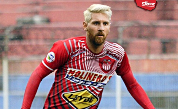 Así lucen Messi y Cristiano Ronaldo 'jugando' en la Liga Nacional de Honduras
