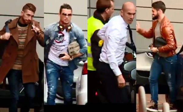 VIDEO: Así fue la llegada de los jugadores del Real Madrid a concentración