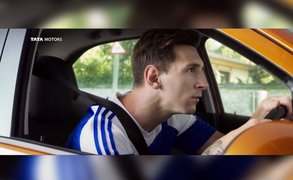 Leo Messi y Tata Motors, unidos en un anuncio automovílistco