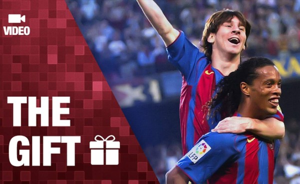 Ronaldinho y su recuerdo: 'El regalo que yo di a Messi'