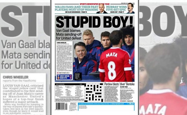 Periódico inglés llama 'chico estúpido' a Juan Mata