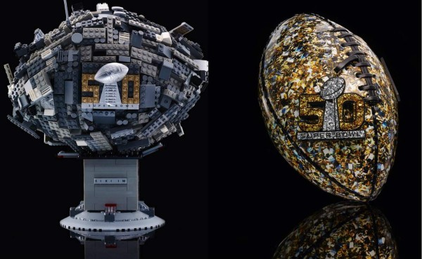 Los espectaculares diseños de balones conmemorativos al Super Bowl 50