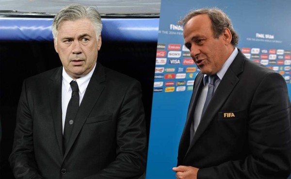 Ancelotti pide a Platini que no opine sobre el Balón de Oro