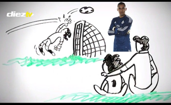 Dibujando Historias: Keylor Navas, el orgullo de Centroamérica