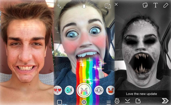 Snapchat lanza sus nuevos filtros animados para selfies