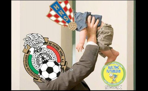 Los memes que deja la eliminación de Croacia a manos de México