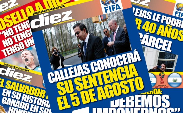 Las portadas digitales de DIEZ para hoy lunes 28 de marzo