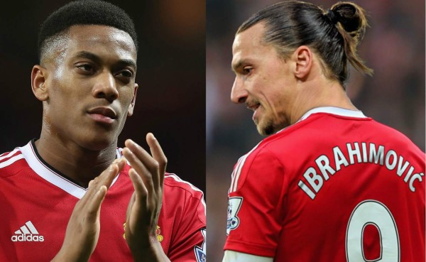 Martial, molesto por tener que darle el '9' a Zlatan en Manchester United