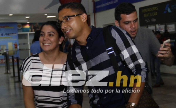 Emilio Izaguirre al llegar a Honduras: 'No voy a hablar nada del Celtic'