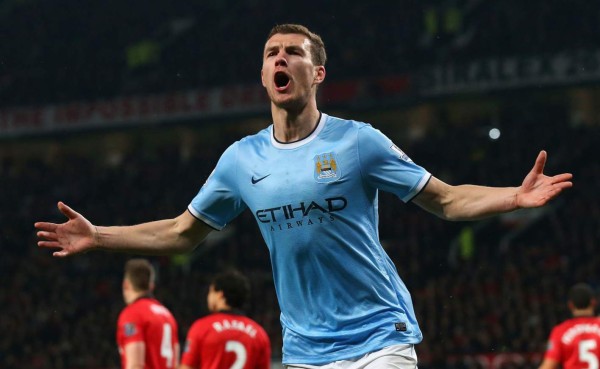 Dzeko confía que el Manchester City eliminará al Barcelona