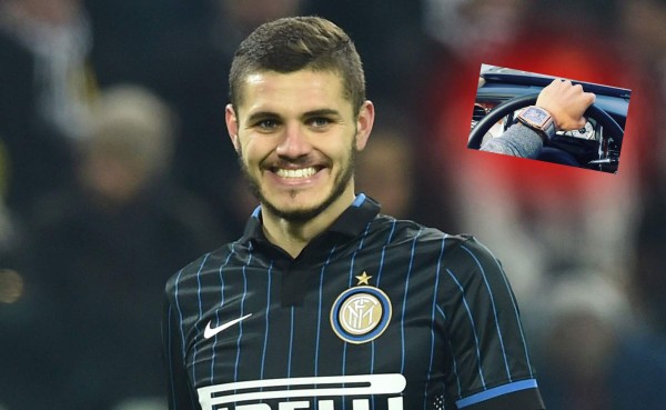 Mauro Icardi presume reloj y días después se lo roban