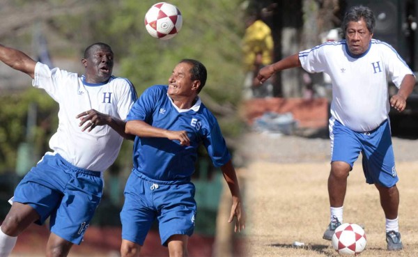 Así fue el partido entre leyendas entre Honduras y El Salvador en Alianza, Valle