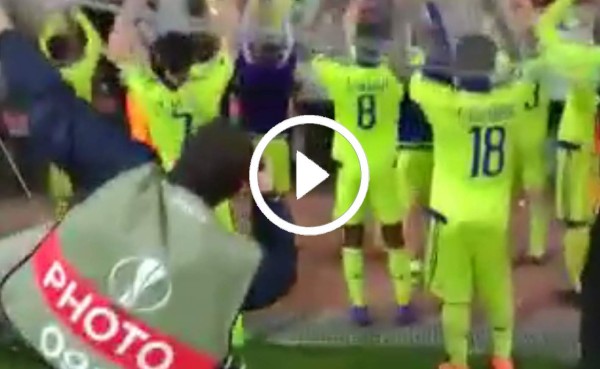 VIDEO: Así celebró Andy Najar su clasificación a los octavos de la Europa League