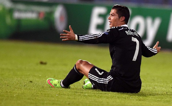 Cristiano se quejó de patadas ante el Ludogorest