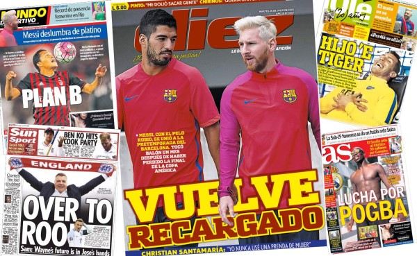 Las portadas de los diarios deportivos más importantes en el mundo