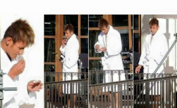 Neymar explota por fotos de 'su doble' con cigarrillo