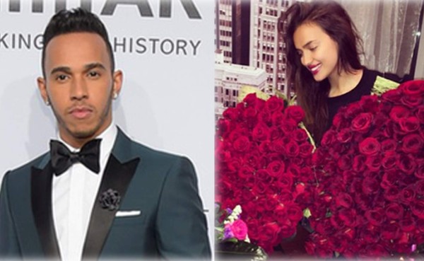 Irina Shayk pasa San Valentín con Lewis Hamilton