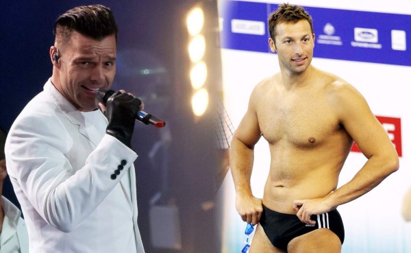 Ricky Martin sería pareja con el ex nadador Ian Thorpe