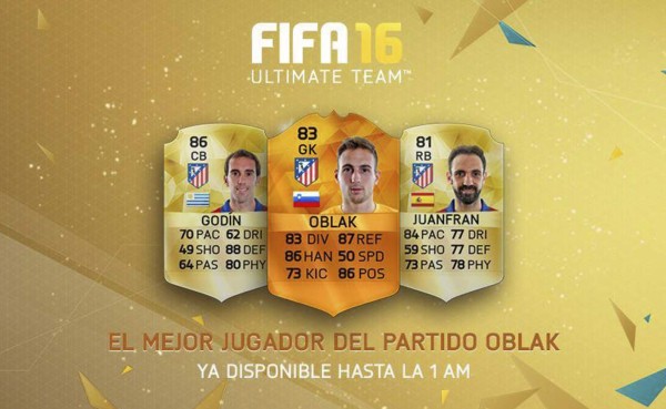 Jan Oblak es premiado por FIFA 16
