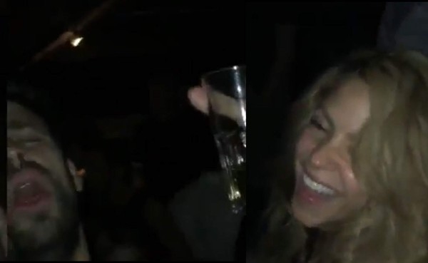 VIDEO: La alocada fiesta de Piqué y Shakira por la Champions