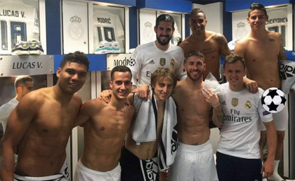 Sergio Ramos censura imagen de James Rodríguez en el camerino