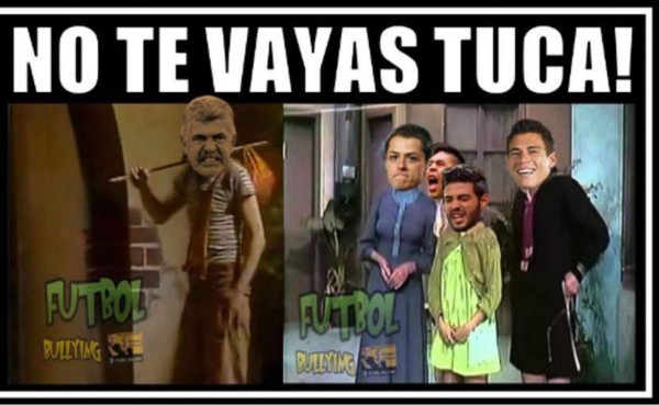 Al Tuca Ferreti le hicieron una despedida con divertidos memes