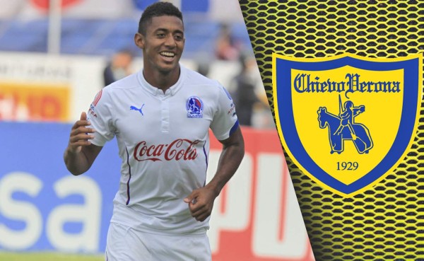 El Chievo Verona de Italia quiere 'pescar' al hondureño Anthony Lozano