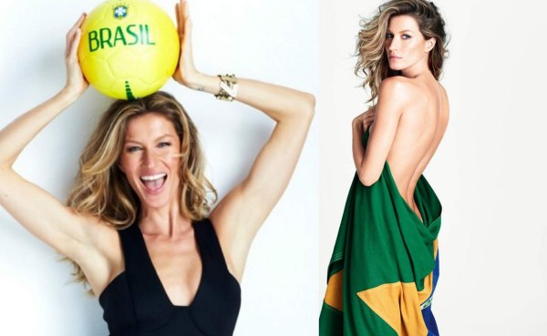 Gisele Bündchen, esposa de Tom Brady, apoyará a Brasil en la Copa América