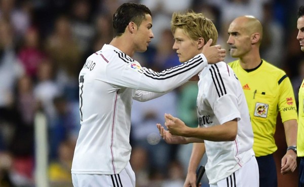 Odegaard, el más joven en jugar con Real Madrid en Liga