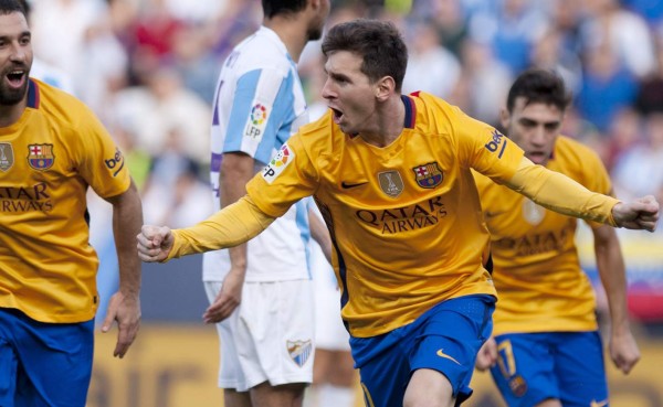 Con golazo de Messi, el Barcelona derrotó al Málaga