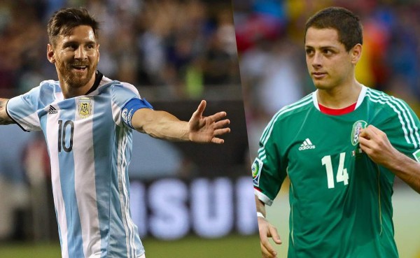 Messi y Chicharito, a dos goles de ser los mejores anotadores de sus selecciones