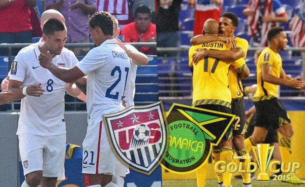 Estados Unidos y Jamaica se medirán en semifinal de Copa Oro